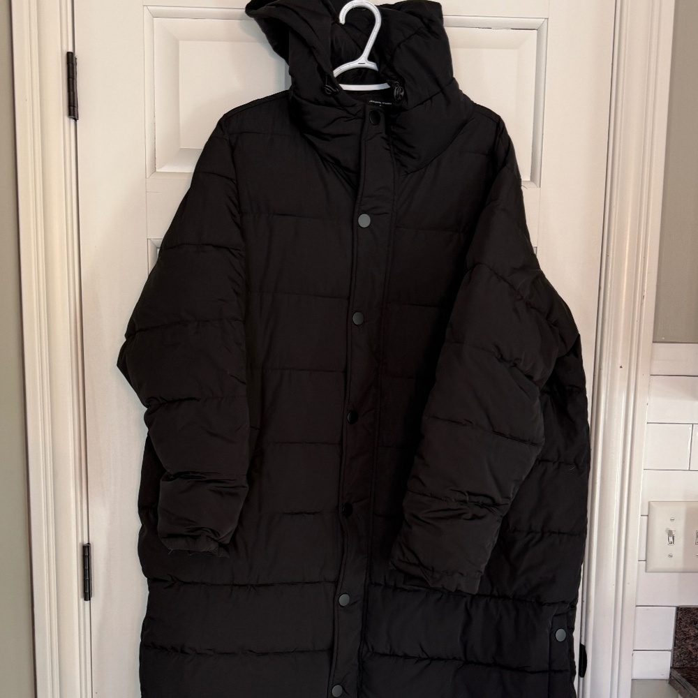 Universal Standard Everest Long Puffer Coat Black - Picture 5 of 12